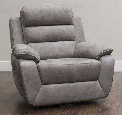 Urban Fabric 1 Seater Recliner Sofa  - Smoke / Grey