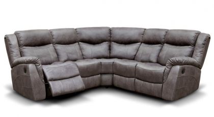 Walton Fabric Corner Recliner Sofa 2c2 - Dark Grey