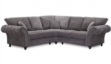 Windsor Fabric Corner Sofa 2c2 - Dark Grey