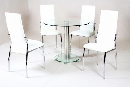 Alonza Dining Table Clear