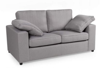 Alton Fabric 2 Seater Sofa - Silver