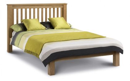 Amsterdam Oak King Size Bed 150cm - Low Foot End