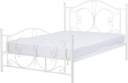 Annabel 4ft 6in Bed - White