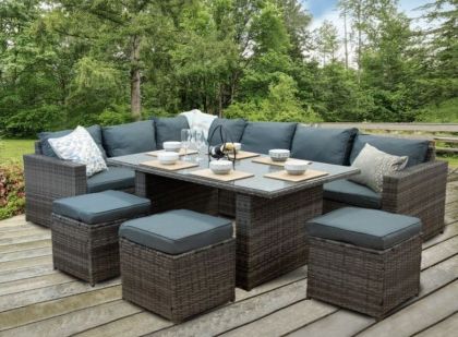 Matara rattan best sale corner sofa