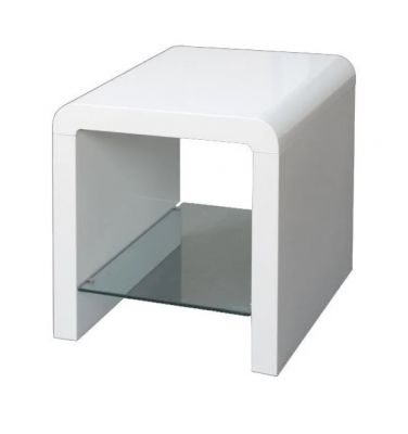 Clarus Lamp Table - White