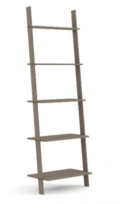 Corona Ladder Design Shelf Unit - Grey