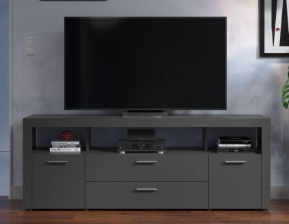 Dura High Gloss TV Unit - Anthracite