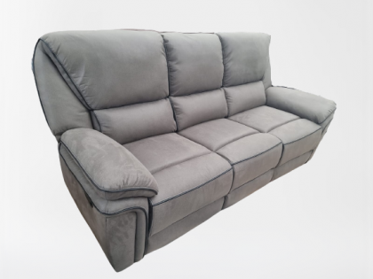 Edwardo Air Leather Recliner Suite 3+2 - BROWN