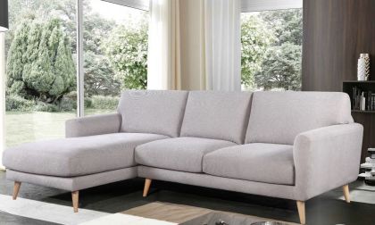 Enya 3 Seater with Chaise LHF - Grey