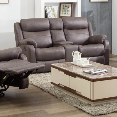 Erica 2 Seater Recliner - Brown