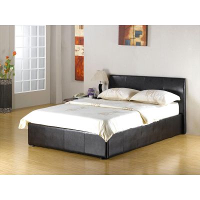 Fusion Storage Double Bed 4'6ft - Black