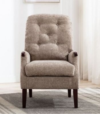 Hannah Fireside Chair - Beige
