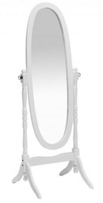 Venessa Cheval Mirror - White