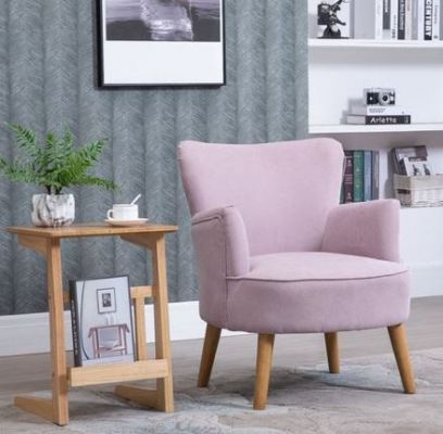 Keira Fabric Armchair - Violet