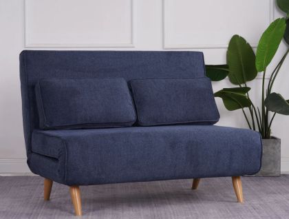 Kendal Double Sofa Bed - Denim Blue