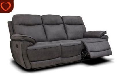 Lotus Fabric Sofa 3+2 - Charcoal