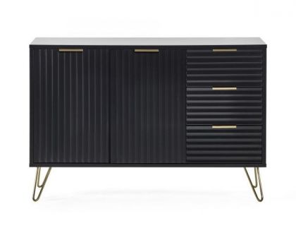 Murano Large Sideboard - Matte Black