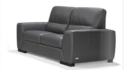 Nuova Leather 2 Seater Sofa - Anthracite