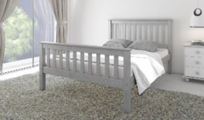 Rio Single Bed 3ft - Grey