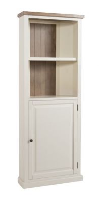 Santorini Corner Display Unit - Stone/Ash