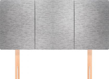 Sophie Divan Headboard 4ft 6in - Grey Fabric