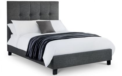 Sorrento High Headboard Bed 180cm - Grey