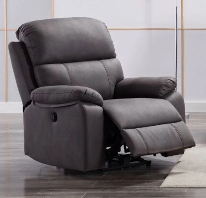 Stretford Electric Recliner Chair - Dark Grey