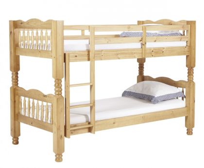 Trieste Chunky Bunk Bed - Light Antique