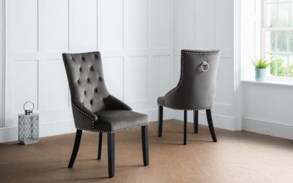 Veneto Knockerback Chair - Grey