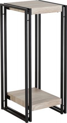 Warwick High Plant Stand - Oak Effect Veneer/Black