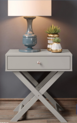 Options X Leg 1 Drawer Petite Bedside Cabinet