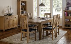 Astoria Extending Oak Dining Set - 6 Chairs