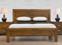 California Rustic Oak Double Bed 4ft 6in - Rustic Oak
