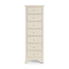 Cameo 7 Drawer Chest - Stone White