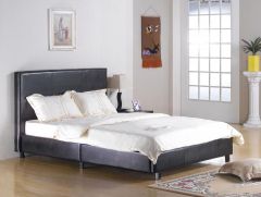 Fusion Leather Double Bed - 4'6ft