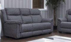 Spencer Fabric Sofa Suite 3+R+R - Grey