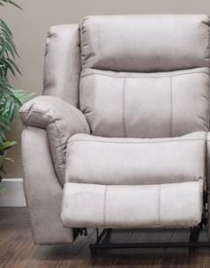 Walton Fabric 1 Seater Recliner Sofa - Light Grey