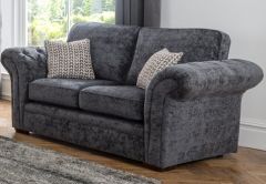 Worcester Fabric 2 Seater Sofa - Hardwick Charcoal