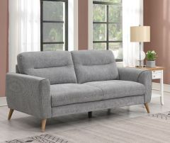 Anderson Fabric 3 Seater - Grey