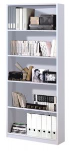 Arctic Book Shelf 5 Shelves High Gloss White