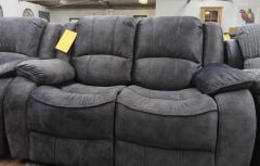Avana Fabric 2 Seater Sofa - Dark Grey