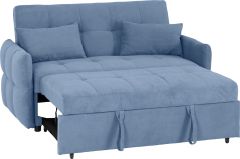 Chelsea Fabric Sofa Bed - Blue Fabric