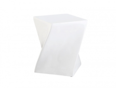 Connor High Gloss Lamp Table - White