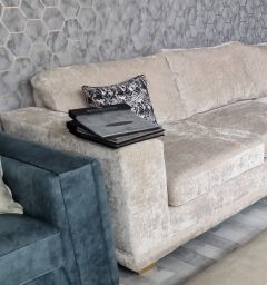 Deluxxey Fabric Suite 3+2 - Oslo Latte