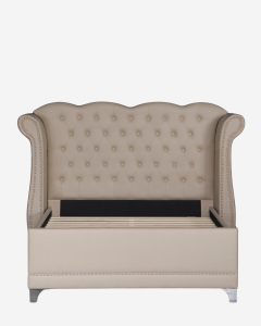Duchess Fabric Bed - Cream 