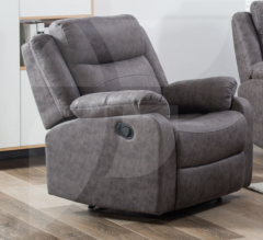 Erica Fabric Recliner Chair - Grey