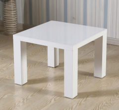 Foxley Lamp Table - High Gloss White