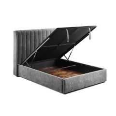 Frida Ottoman Bed - Grey Fabric