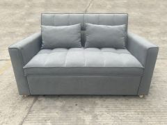 Morgan Sofa Bed - Light Grey Fabric Upholstery