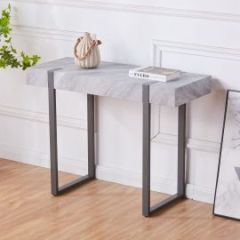 Hampton Console Table With Grey Metal Legs